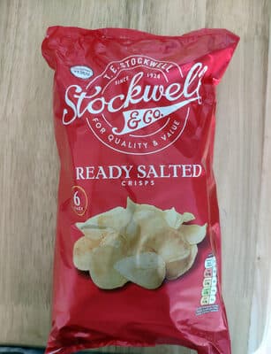 Ready salted crisps