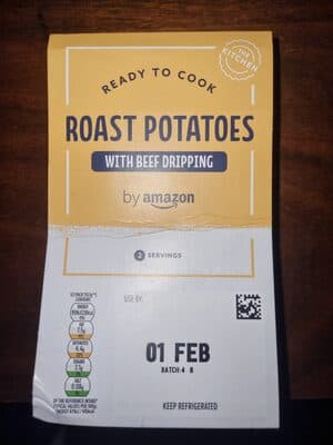 Amazon Ready to cook roast potatoes