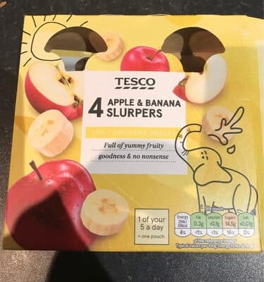 Apple & banana slurpers