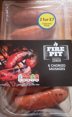 Fire Pit Chorizo Sausages