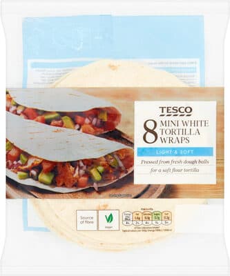 Mini Plain Tortilla Wraps