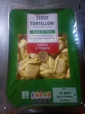 Cheese And Tomato Tortelloni
