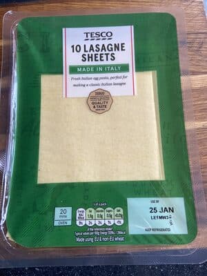 Lasagna Sheets