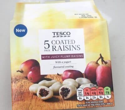 Coated Raisins