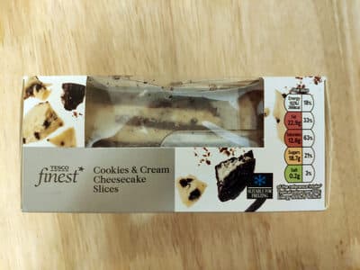 Cookies & cream cheesecake slices