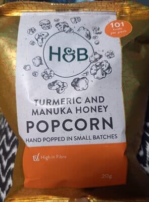 Turmeric and Manuka Honey Popcorn