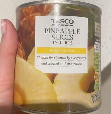 Tesco Pineapple Slices in Juice