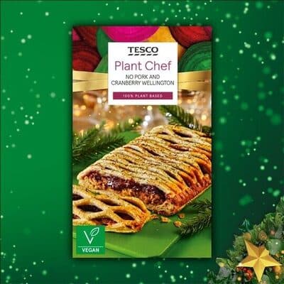 Tesco Plant Chef No Pork & Cranberry Wellington