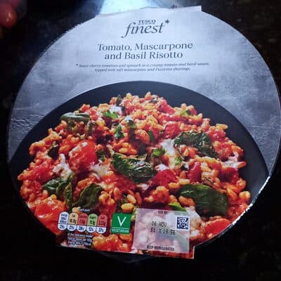 Tomato, Mascarpone and Basil Risotto