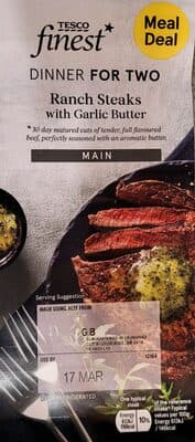 Ranch Steaks with Garlic Butter