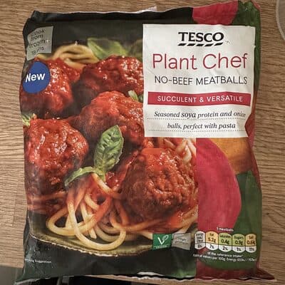 No-beef meatballs