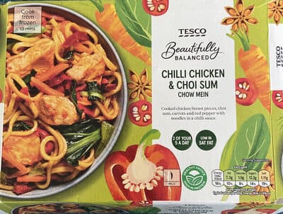 Chilly chicken Choi sum