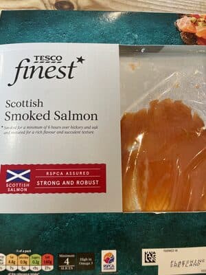 Tesco finest Scottish smoked salmon