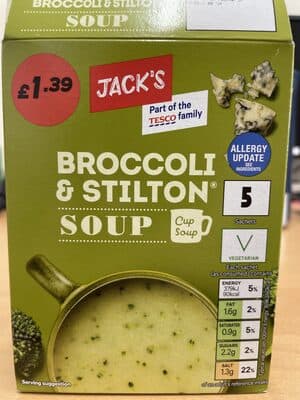 Broccoli and Stilton Cup Soup