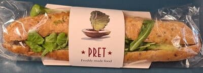 Sandwich Avo Olive and Toms Baguette