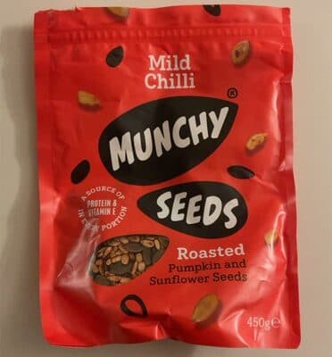 Mild Chili Roasted Pumpkin and Sunflower Seeds