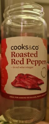 Roasted Red Peppers in red wine vinegar