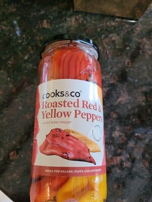 Roasted Red and Yellow Peppers