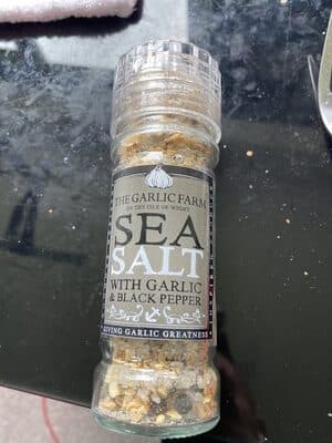 Sea Salt with Garlic & Black Pepper