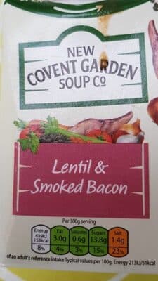 Lentil & Bacon soup