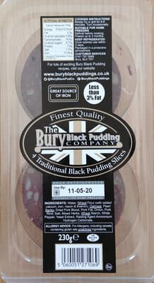 Traditional Black Pudding Slices