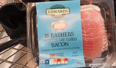 Rashers Unsmoked Dry Cured Bacon