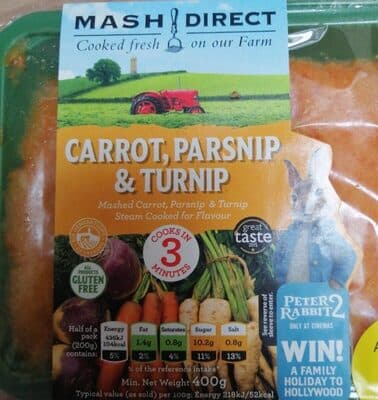 Mash Direct Carrot And Parsnips