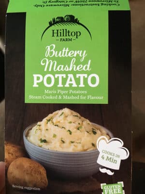 Buttery mash potato