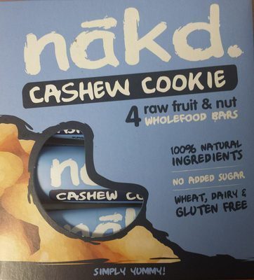 Nakd Cashew Cookie Bars