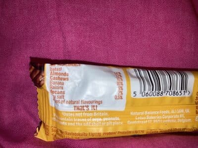 Banoffee Pie Fruit & Nut Bar