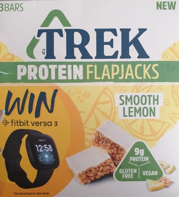 Protein flapjacks: smooth lemon