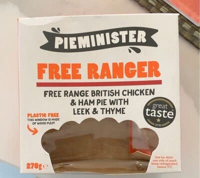 Free range chicken & ham pie
