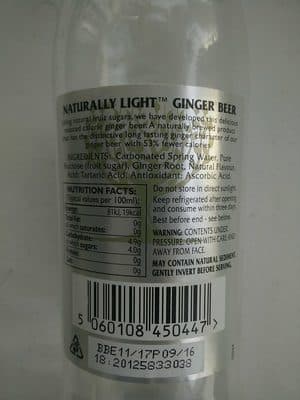 Fever-tree Naturally Light Ginger Beer