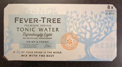 Refreshingly Light Indian Tonic Water