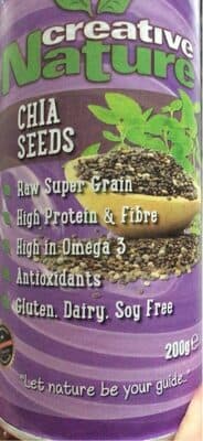 100% raw chia seeds