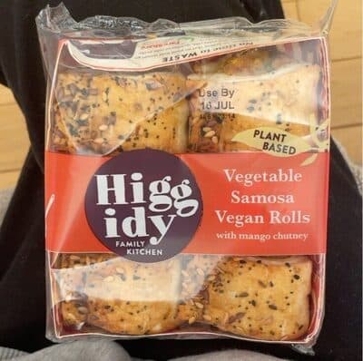 Vegetable Samosa Vegan Rolls