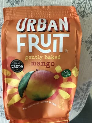 Gently baked mango