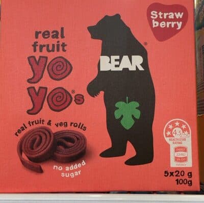 Real Fruit Yo Yos - Strawberry