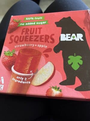 fruit squeezers strawberry and apple