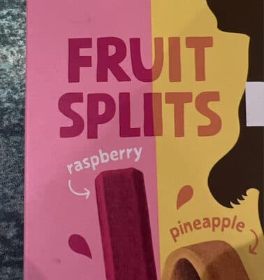 Fruit Splits Raspberry & Pineapple