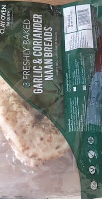 Garlic and coriander nann breads