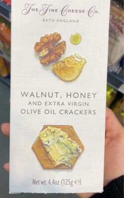 Walnut, Honey and Extra Virgin Olive Oil Crackers