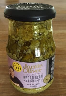 Broad bean, pea and mint pesto