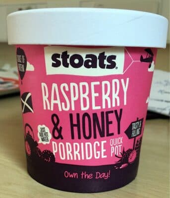 Raspberry & Honey Porridge Pot