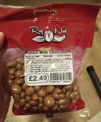 Raisin Milk Chocolate