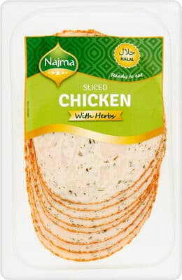 Sliced Chicken with Herbs