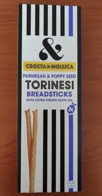 Parmigiano Reggiano & Poppyseed Torinesi Breadsticks