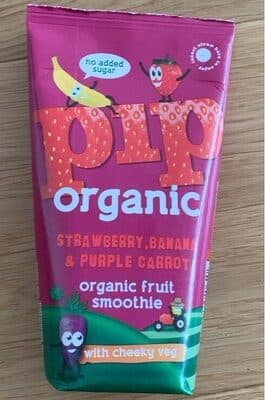 Strawberry, Banana & Purple Carrot Smoothie
