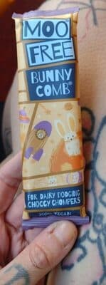 Moo free bunny comb chocolate