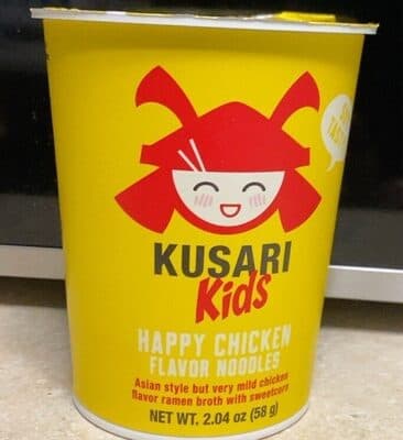 Happy Chicken Flavor Noodles Ramen Broth With Sweetcorn